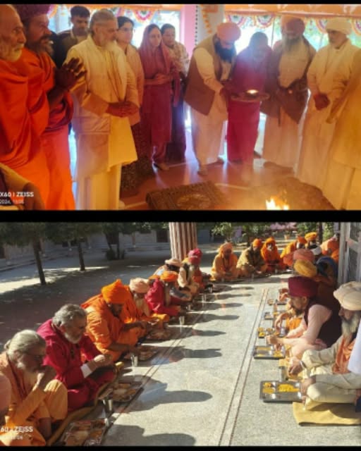 गीता का उपदेश जगत कल्याण का सात्विक मार्ग और पूरा ज्ञान का कुंड है: महंत बंशी पुरी