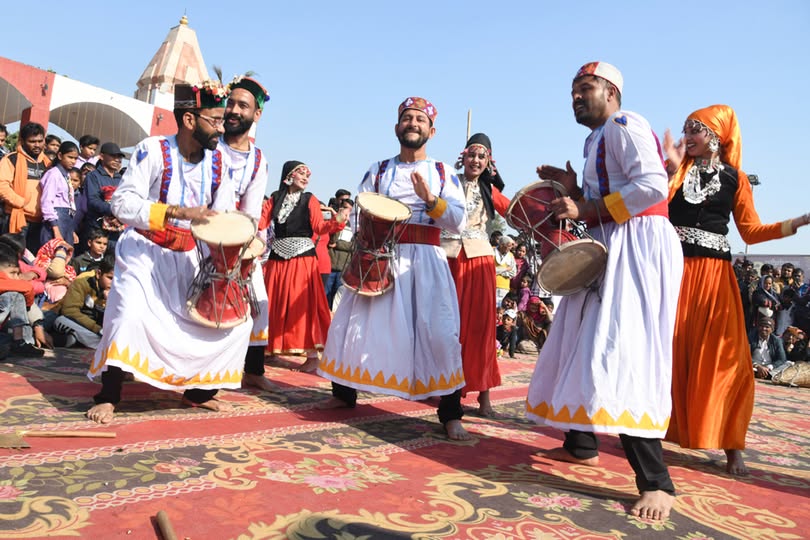 Kashmiri Artists’ Captivating Performance at the International Gita Mahotsav!