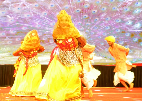 Folk dance presented by Haryana artists at the International Geeta Festival increased the glory of the festival even more!