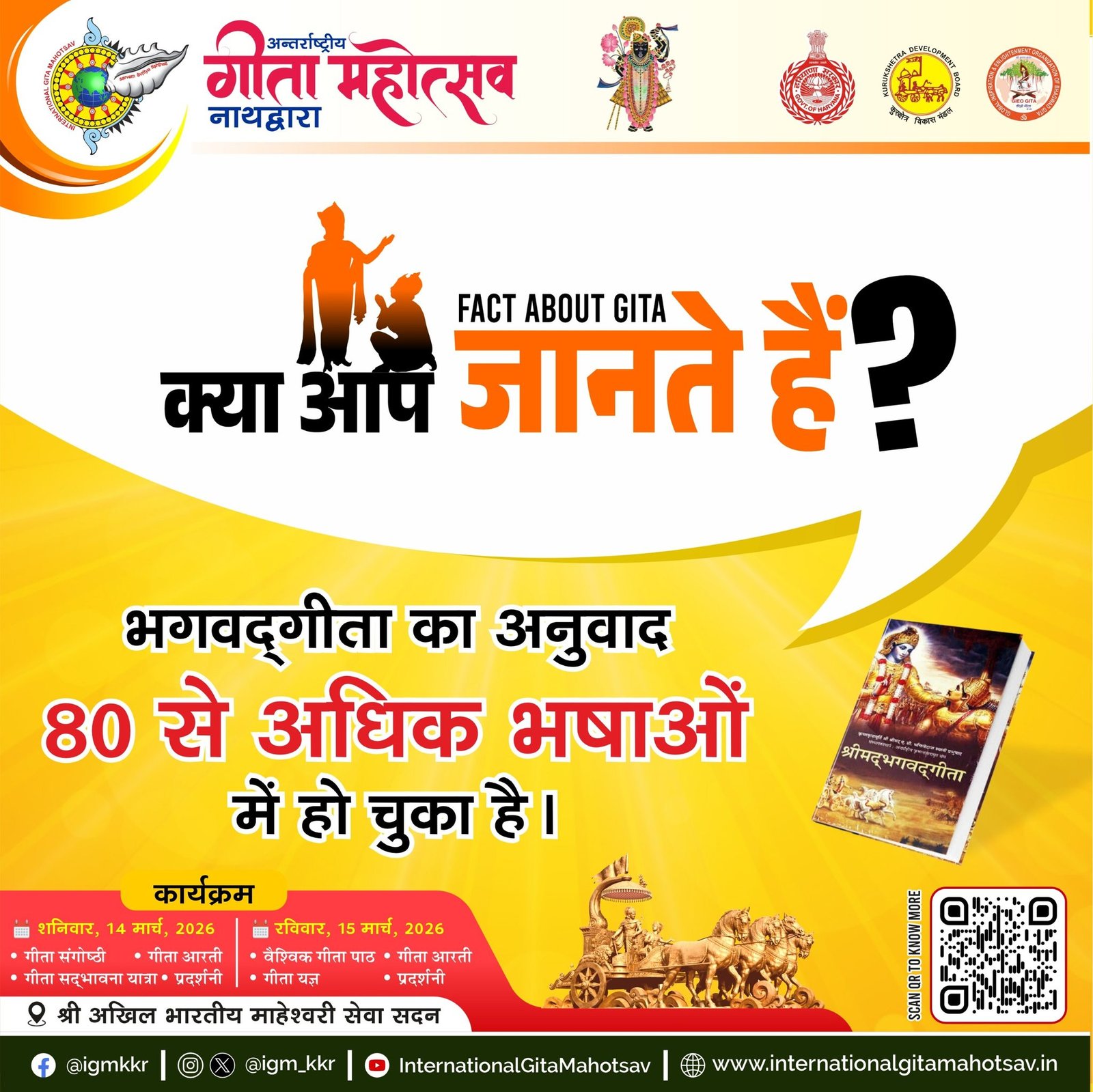 80+ भाषाएँ, एक संदेश – गीता का शाश्वत ज्ञान